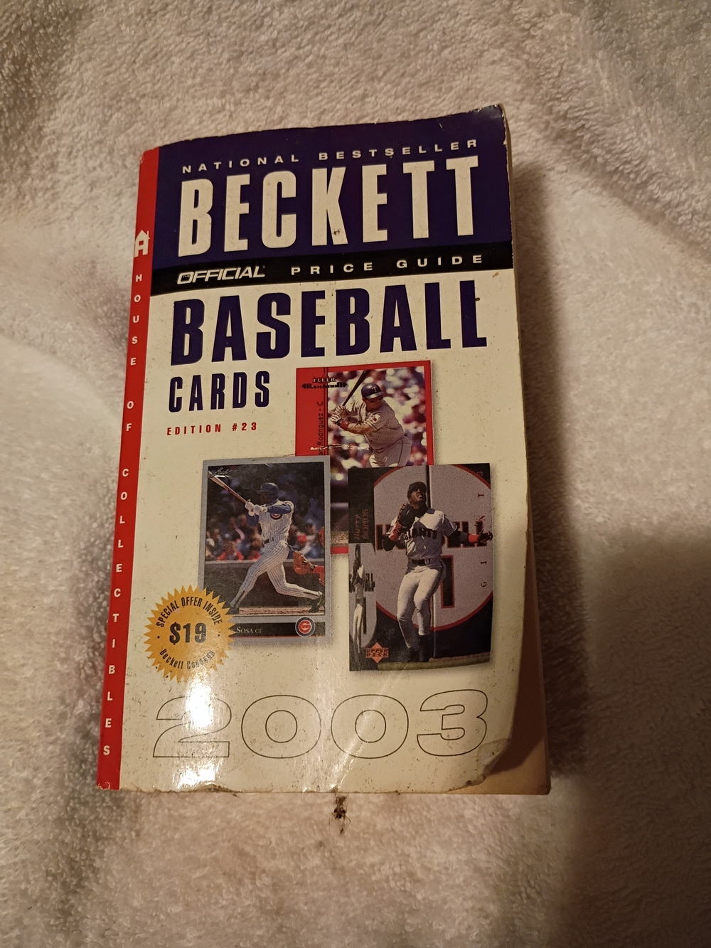 2003 Official Price Guide Baseball Cards - White/Blue/Red